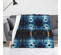 WZYWHJ Drones in The Starry Sky Printing Blankets Throws - Lightweight Warm Comfortable Soft Durable Home Practical Rest Outdoor