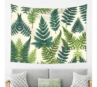 WZYWHJ Encyclopedia of Ferns printing Wall decoration tapestry suitable for bedroom and living room decoration arras 80x60in