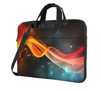 WZYWHJ Energy Flow Pattern Ultra-thin portable single-shoulder laptop bag 14 inch computer accessories soft shockproof for laptops