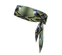 WZYWHJ Ethereal Nightingale Bird Picture Headbands,Sports Head Tie,Headband for Men and Women,Hair Band for Running Workout Football