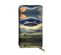 Wzywhj Fashionable Women's Leather Long Clutch Wallet with Multiple Compartments and Zipper Design Craft Landing Picture