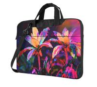 WZYWHJ Fault Botany Pattern Ultra-thin portable single-shoulder laptop bag 15.6 inch computer accessories soft shockproof for laptops