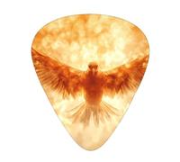 Wzywhj Firebird With Wings Spread Pattern Guitar Pick Easy Grip Uke Picks For Your Bass, Ukulele, Acoustic And Electric Guitar，12 Piece