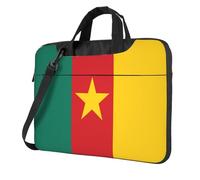 WZYWHJ Flag of Cameroon Pattern Ultra-thin portable single-shoulder laptop bag 15.6 inch computer accessories soft shockproof for laptops