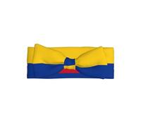 WZYWHJ Flag of Colombia prints baby bow headbands and elastic soft hair accessories for newborns and girls