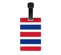 WZYWHJ Flag of Costa Rica Pattern Luggage Bag Tags, Men's and Women's Travel Privacy Protection Labels