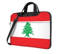 WZYWHJ Flag of Lebanon Pattern Ultra-thin portable single-shoulder laptop bag 13 inch computer accessories soft shockproof for laptops