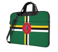 WZYWHJ Flag of the Commonwealth of Dominica Pattern Ultra-thin portable single-shoulder laptop bag 14 inch computer accessories soft shockproof for laptops