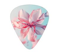 Wzywhj Flying Crystal Petals Pattern Guitar Pick Easy Grip Uke Picks For Your Bass, Ukulele, Acoustic And Electric Guitar,12 Piece