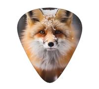 Wzywhj Foxes Picture Guitar Pick Easy Grip Uke Picks Comfortable Feel, Ukulele, Acoustic And Electric Guitarï¼ŒGuitar Plectrums 12'S