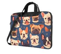 WZYWHJ french bulldog Printing Ultra-thin portable single-shoulder laptop bag 13 inch computer accessories soft shockproof for laptops