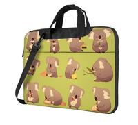 WZYWHJ funny koalas Pattern Ultra-thin portable single-shoulder laptop bag 15.6 inch computer accessories soft shockproof for laptops