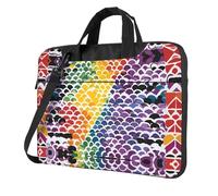 WZYWHJ Gay Pride Rainbow Pattern Pattern Ultra-thin portable single-shoulder laptop bag 13 inch computer accessories soft shockproof for laptops