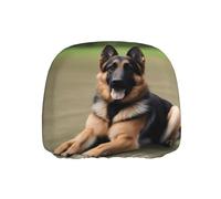 WZYWHJ German Shepherd Dog Picture Seat Head Pillowcase Car Truck General Motors Parts Protective Cover one Pack