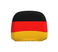 WZYWHJ Germany Flag Picture Seat Head Pillowcase Car Truck General Motors Parts Protective Cover one Pack