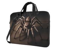 WZYWHJ Giant Spider Prints Laptop Bag - with Soft Interior, Multiple Pockets - Ideal for Men, Travel and Business, Black, 15.6 inch