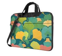 WZYWHJ Ginkgo leaf veins Prints Ultra-thin portable single-shoulder laptop bag 13 inch computer accessories soft shockproof for laptops