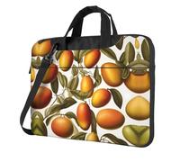 WZYWHJ Golden mango Picture Ultra-thin portable single-shoulder laptop bag 14 inch computer accessories soft shockproof for laptops