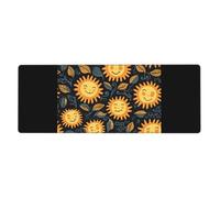 WZYWHJ goodlooking hello sunshine Pattern Extra large rubber keyboard pad, thickened anti slip Office desk cushion