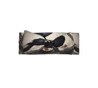 WZYWHJ Gothic Raven prints baby bow headbands and elastic soft hair accessories for newborns and girls