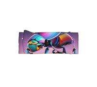 WZYWHJ Holo Beetle prints baby bow headbands and elastic soft hair accessories for newborns and girls