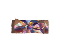 WZYWHJ Holographic Origami Picture baby bow headbands and elastic soft hair accessories for newborns and girls