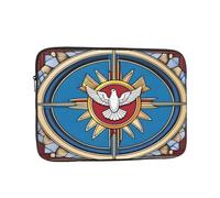 WZYWHJ holy Spirit Christia Printing Shockproof Portable Laptop Sleeve Case 12 inch for Men and Women Business Travel, School, Office Daily Use