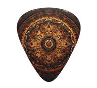 Wzywhj Huge Round Turntable Picture Guitar Pick Easy Grip Uke Picks Comfortable Feel, Ukulele, Acoustic And Electric Guitar，Guitar Plectrums 12'S