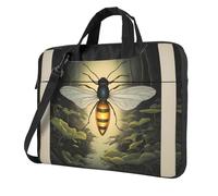WZYWHJ Illuminated Firefly Prints Ultra-thin portable single-shoulder laptop bag 15.6 inch computer accessories soft shockproof for laptops