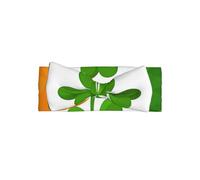 WZYWHJ irish flag Printed baby bow headbands and elastic soft hair accessories for newborns and girls
