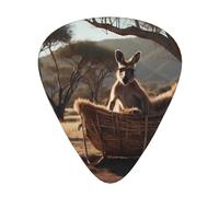 Wzywhj Kangaroo Cradle Printing Guitar Plectrum Easy Grip Uke Picks Holding， Ukulele, Acoustic And Electric Guitar，12 Piece