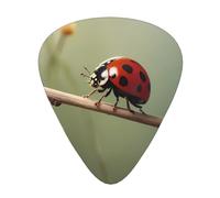 Wzywhj Ladybug On A Stick Printing Guitar Plectrum Easy Grip Uke Picks Holdingï¼Œ Ukulele, Acoustic And Electric Guitarï¼Œ12 Piece