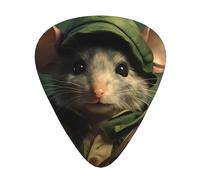 Wzywhj Little Mouse Cuckold Printed Guitar Picks 12 Piece, Easy Grip Uke Picks Hold In One'S Hands, Ukulele, Acoustic Or Electric Electric Guitar