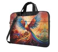 WZYWHJ Little Phoenix on the Rainbow Printing Ultra-thin portable single-shoulder laptop bag 15.6 inch computer accessories soft shockproof for laptops