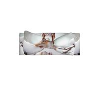 WZYWHJ Little squirrel on the snow tree Printed baby bow headbands and elastic soft hair accessories for newborns and girls