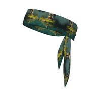 WZYWHJ Little tiger in the pavilion Printed Headbands,Sports Head Tie, Headband for Men and Women, Hair Band for Running Workout Football