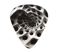 Wzywhj Lonely Hollow Printed Guitar Picks 12 Piece, Easy Grip Uke Picks Hold In One'S Hands, Ukulele, Acoustic Or Electric Electric Guitar