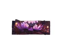 WZYWHJ lotus flower purple Picture baby bow headbands and elastic soft hair accessories for newborns and girls