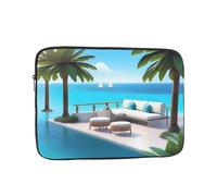WZYWHJ Love Island on The S Printing Shockproof Portable Laptop Sleeve Case 15 inch for Men and Women Business Travel, School, Office Daily Use