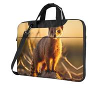 WZYWHJ meerkats Printing Ultra-thin portable single-shoulder laptop bag 14 inch computer accessories soft shockproof for laptops