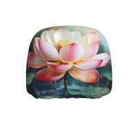 WZYWHJ Melting Lotus Background Printed Seat Head Pillowcase Car Truck General Motors Parts Protective Cover one Pack