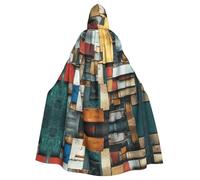 WZYWHJ Memory Fragments Picture aldult Quality Cosplay Poncho Hooded Cloak for men and women Halloween