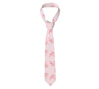 WZYWHJ Men's Necktie - Fashion Printed Silk Tie for Business, daily life, work, party 57X3.1 inch lovely pink pig Prints