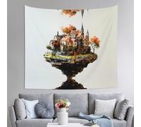 WZYWHJ Miniaturized scene Picture Indoor Decor Tapestry 60x51 in : Soft, Quality and lightweight Suitable for wall hanging tapestries