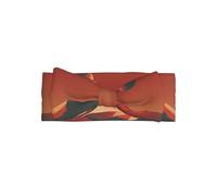 WZYWHJ Minimalist Mars prints baby bow headbands and elastic soft hair accessories for newborns and girls