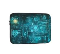WZYWHJ Modeling Drawings Picture Shockproof Portable Laptop Sleeve Case 10 inch for Men and Women Business Travel, School, Office Daily Use