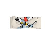 WZYWHJ Mondrian abstractionism small animal Printed baby bow headbands and elastic soft hair accessories for newborns and girls