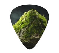 Wzywhj Moss On The Rocks Printed Guitar Picks 12 Piece, Easy Grip Uke Picks Hold In One'S Hands, Ukulele, Acoustic Or Electric Electric Guitar