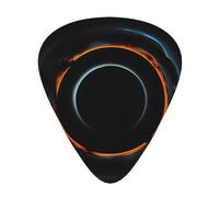 Wzywhj Mysterious Cosmic Black Holes Pattern Guitar Pick Easy Grip Uke Picks For Your Bass, Ukulele, Acoustic And Electric Guitar，12 Piece