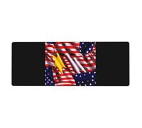WZYWHJ National flag pattern Pattern Extra large rubber keyboard pad, thickened anti slip Office desk cushion